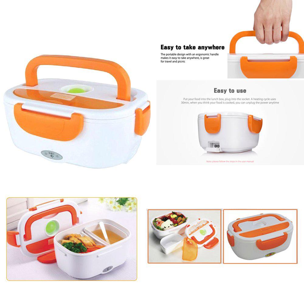 Portable Lunch Dabba Electric foods Warmer Box Tiffin / Portable Electric Heating Lunch Box - Springkart 