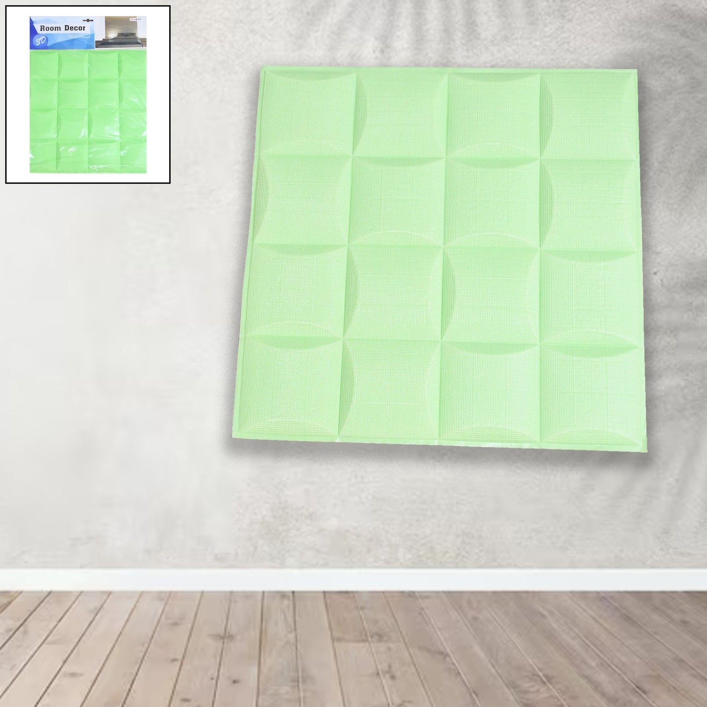 3D Adhesive wallpaper for living room. Room Wall Paper Home Decor Self Adhesive Wallpaper (36x36 Cm / 1 pc) - Springkart 