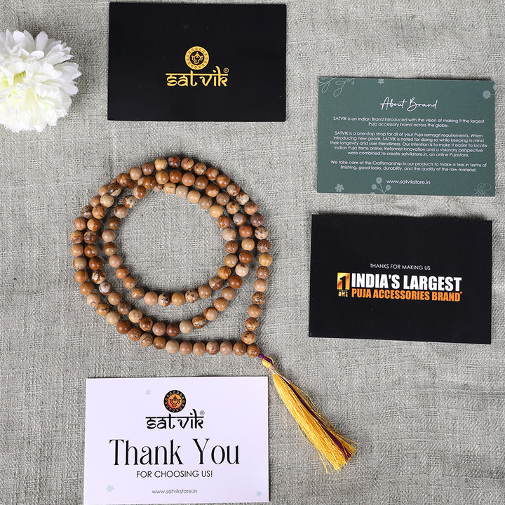 Shop Jasper Hakik Mala in India-COSMIC Power Mala