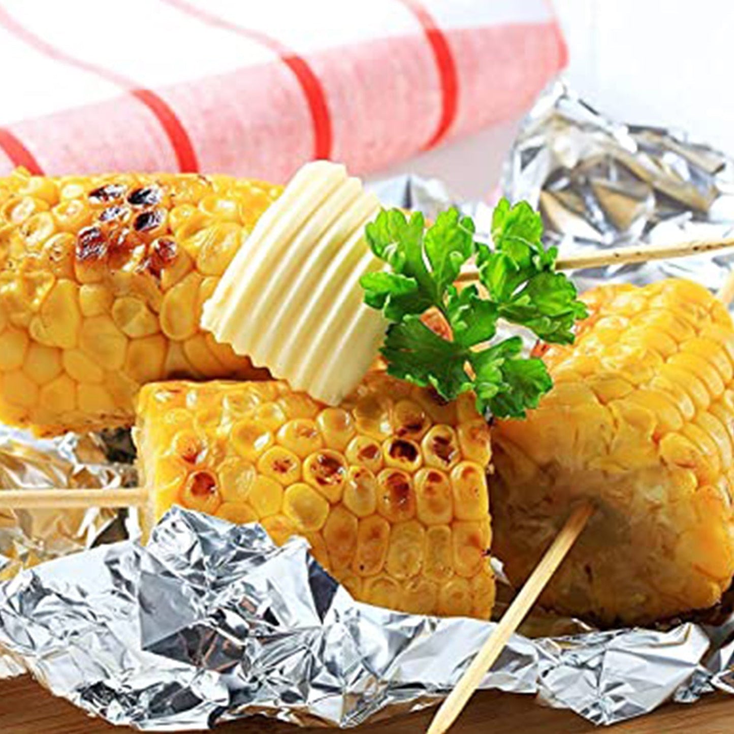 Aluminum Foil Roll Heavy Duty Non Stick Thick Aluminum Foil Sheet Baking Grilling Tool (5mX300mm) - Springkart 