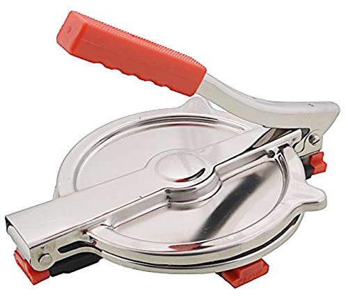 Manual Stainless Steel Puri Press Machine / Maker with Handle (6 inch) - Springkart 