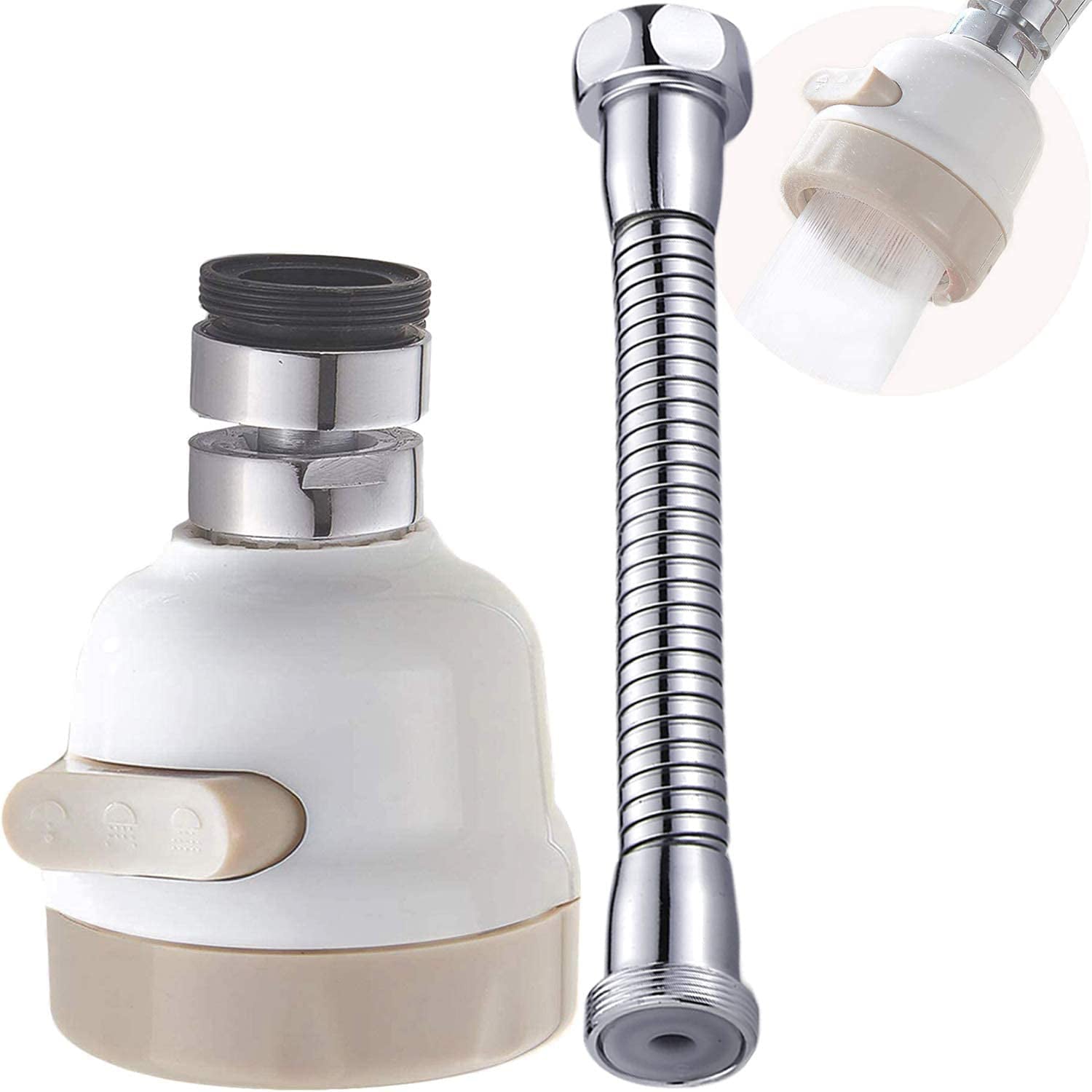 Kitchen Water Shower Tap Faucet Tap Aerator - Springkart 
