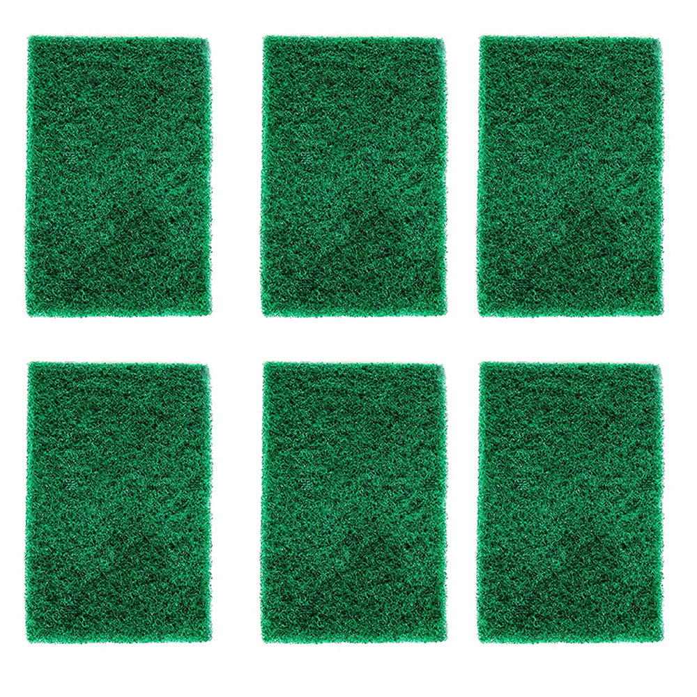 Scrub Sponge Cleaning Pads Aqua Green (Pack Of 6) - Springkart 