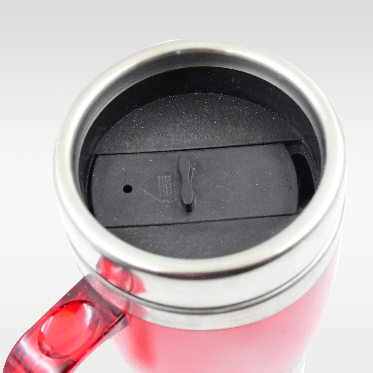 High Quality Stainless Steel Vacuum Glass Insulated Glass Coffee Cups Double Walled Travel Mug, Car Coffee Mug (With Lid & Handle / 1 Pc) - Springkart 