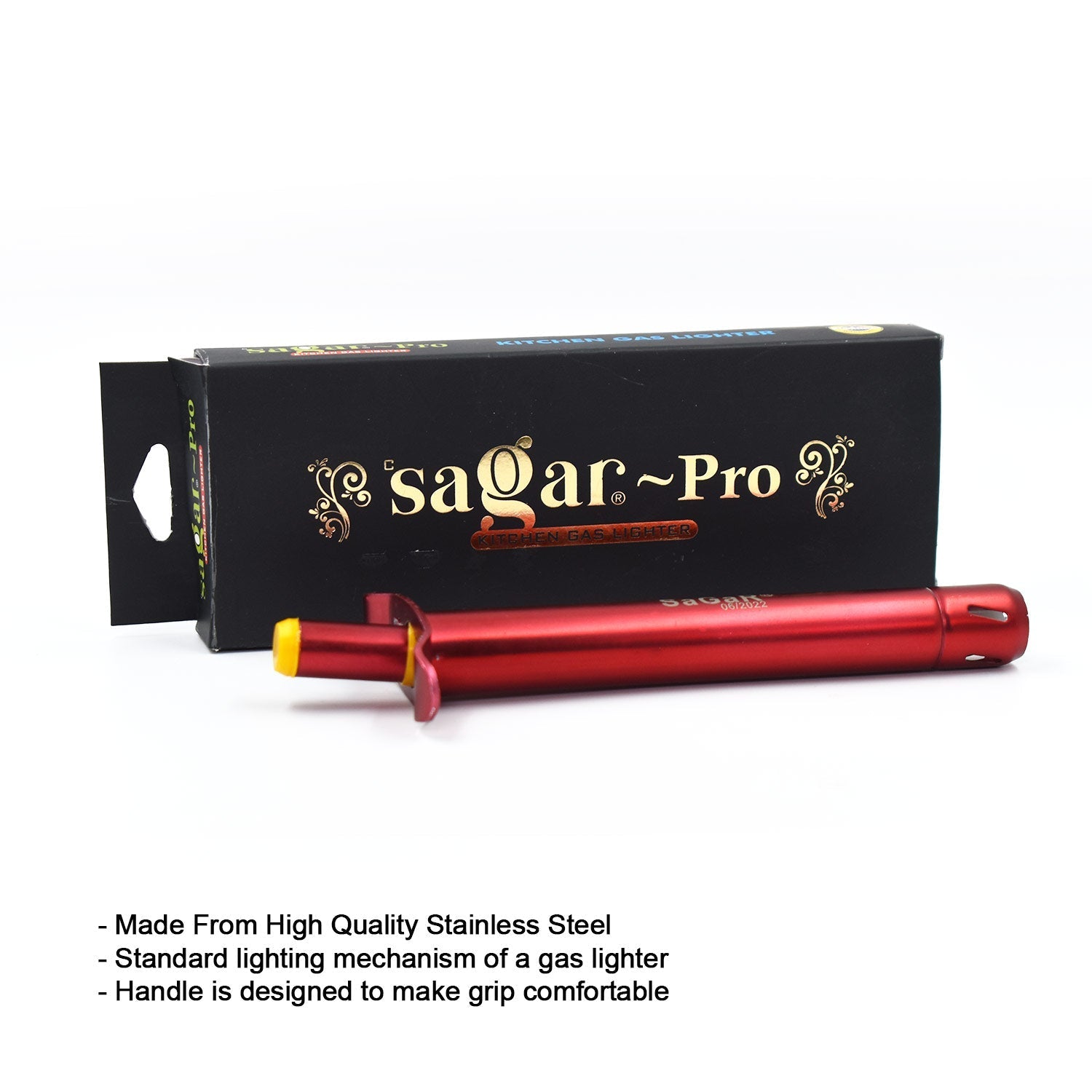 Stainless Steel Gas Lighter - Springkart 