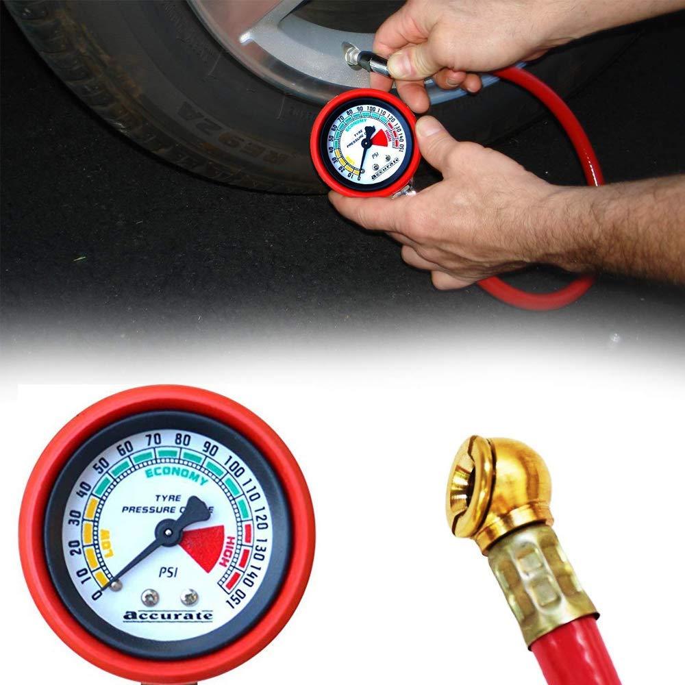 Heavy Duty Tire Inflator Gauge Air Compressor Accessories - Springkart 