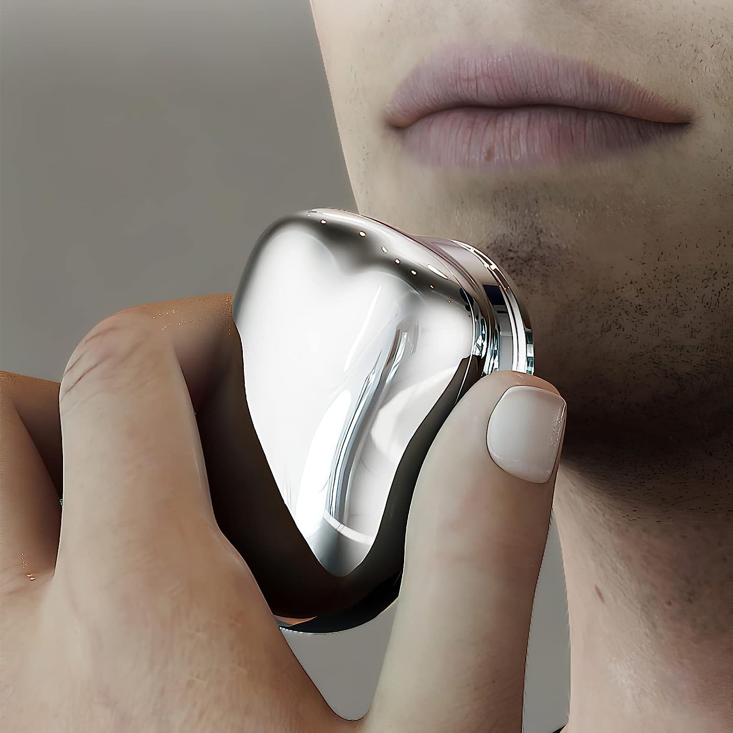 Mini Electric Shaver Portable | Pocket fashion | Rechargeable | Wireless Beard, Hair Razor for Men and Women | Home, Travel, Gift | - Springkart 