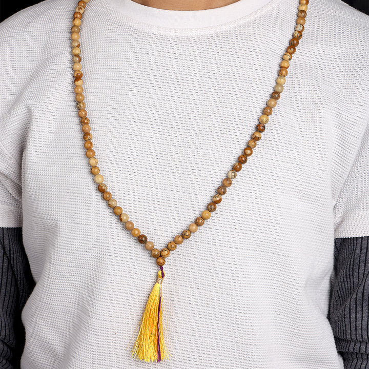 Shop Jasper Hakik Mala in India-COSMIC Power Mala
