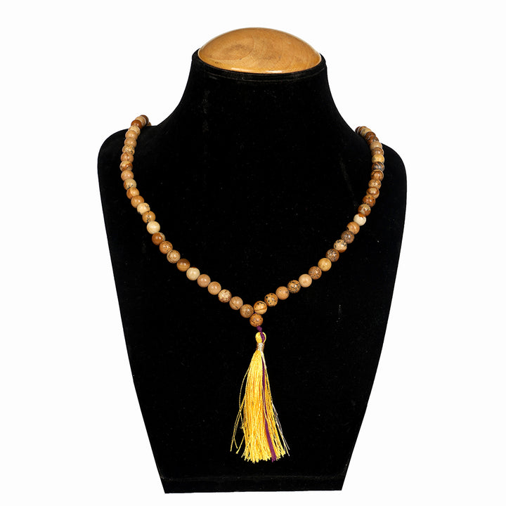 Shop Jasper Hakik Mala in India-COSMIC Power Mala