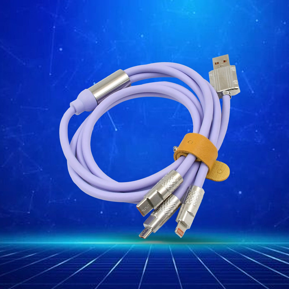 3 in 1 Multi Super Fast Charging Cable (1 Pc) - Springkart 