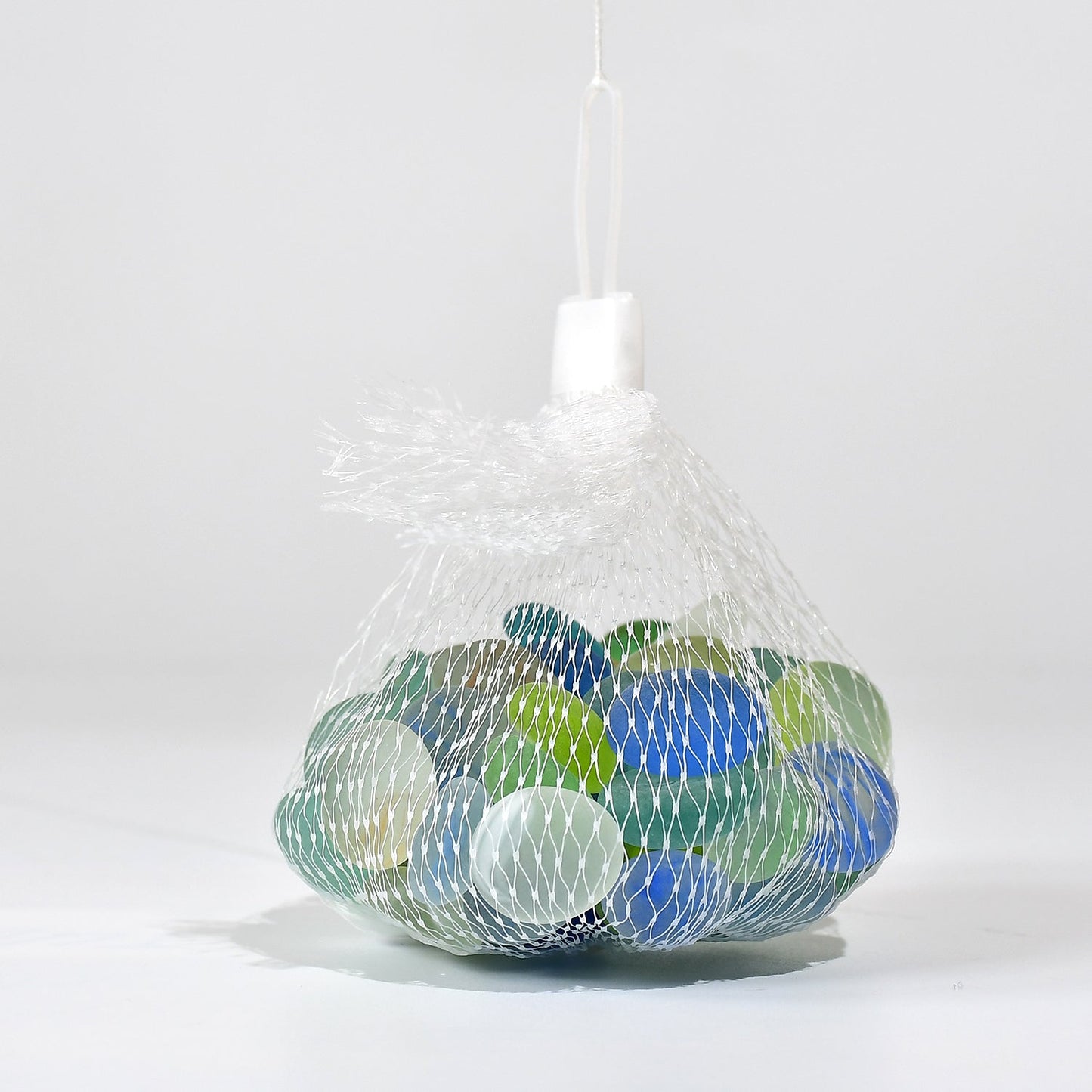 Glass Gem Stone, Flat Round Marbles Pebbles for Vase Fillers, Attractive pebbles for Aquarium Fish Tank. - Springkart 
