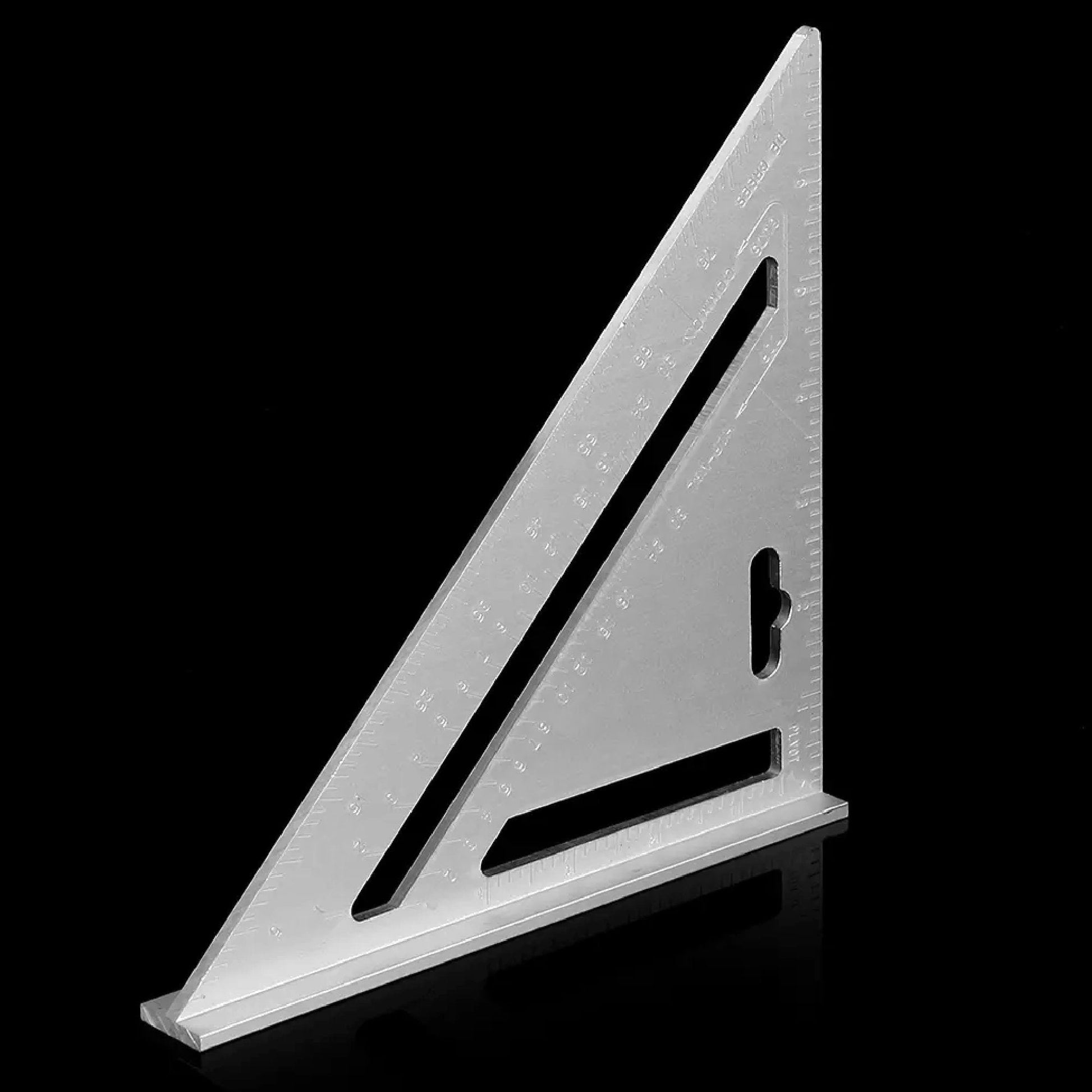 Light Weight Double Side Scale Triangle Measurement Hand Tool - Springkart 