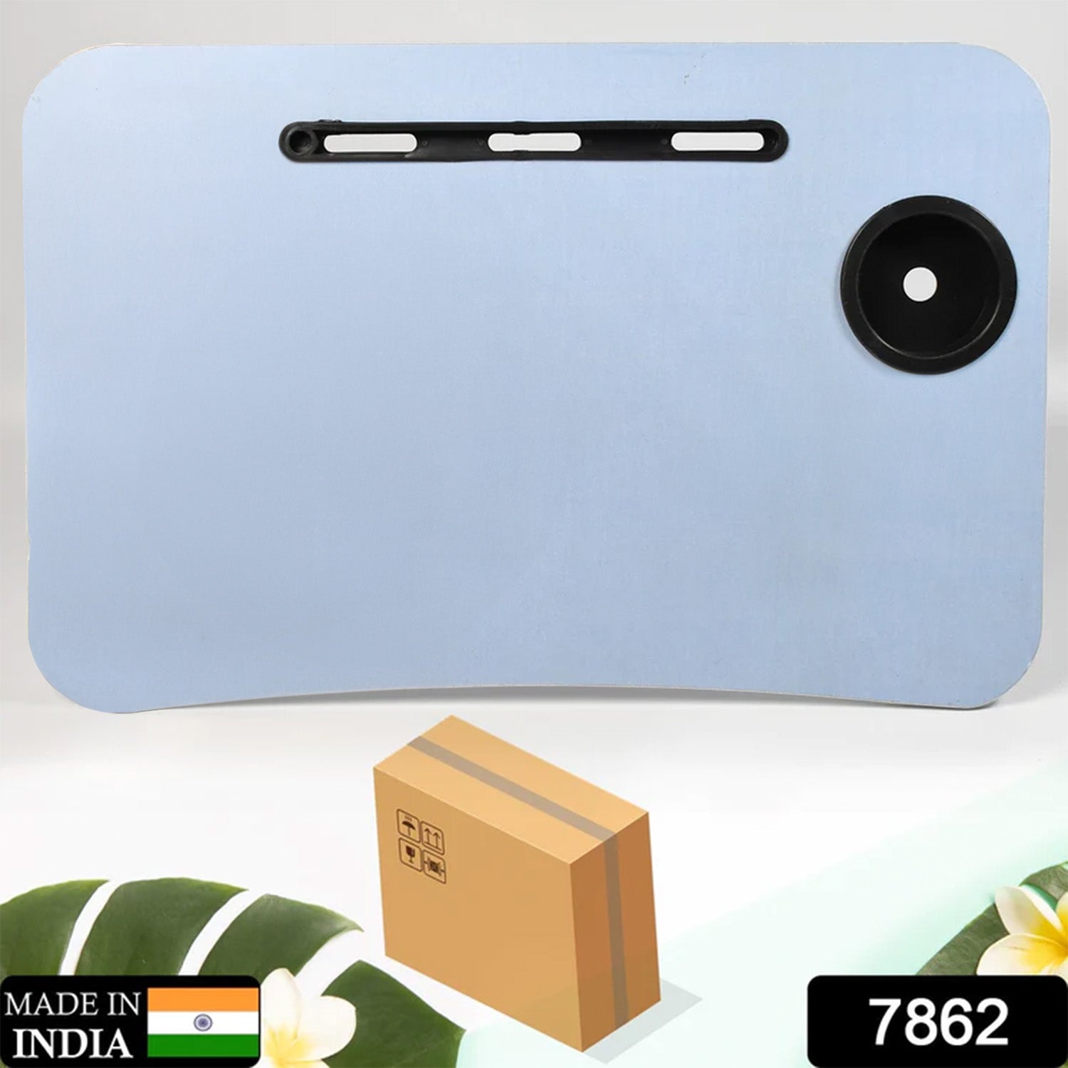 Compact Laptop Lapdesk with Tablet Slot - Springkart 
