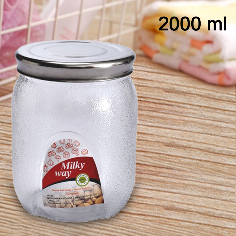 Mason Jar with Airtight lids (2000 ml) - Springkart 