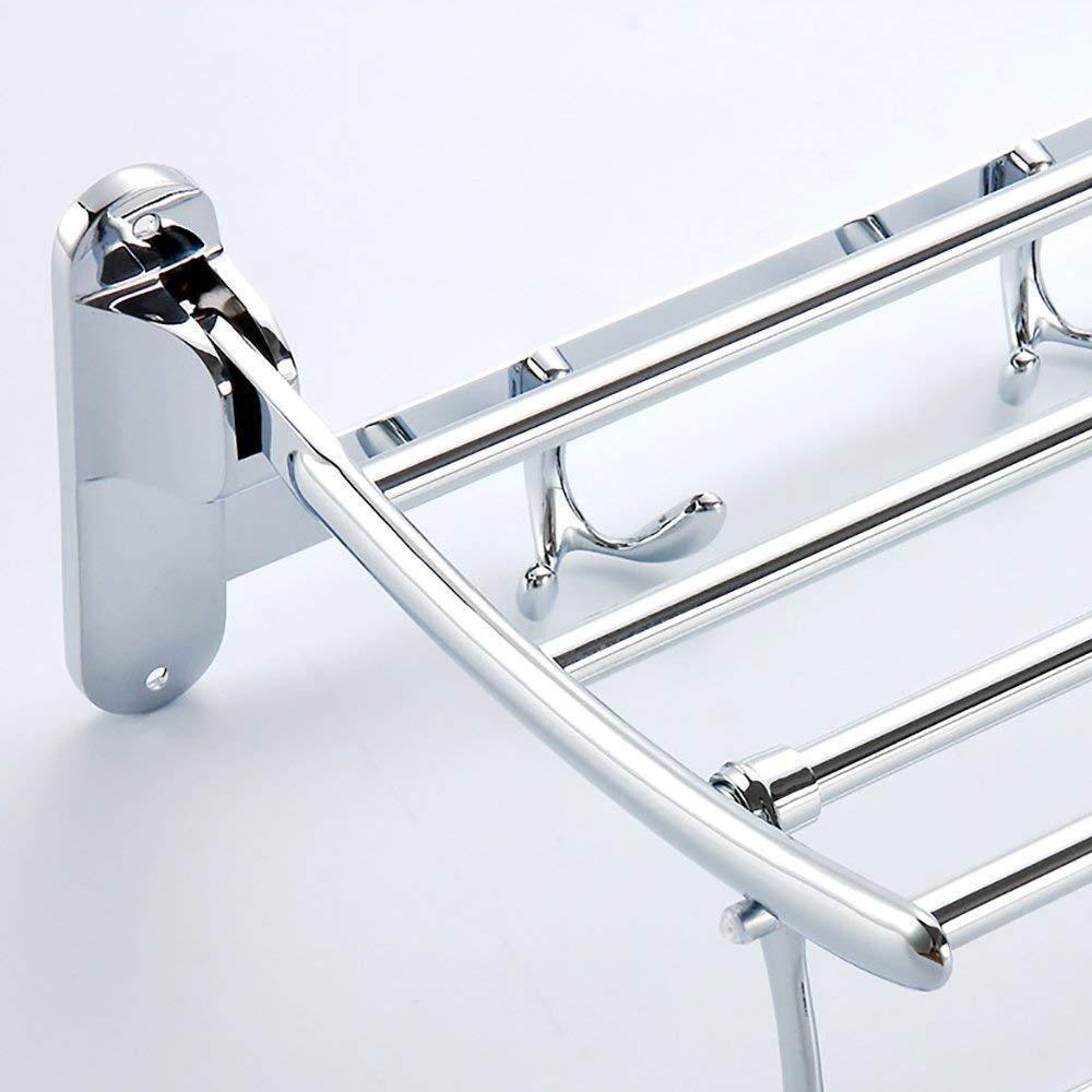Bathroom Accessories Stainless Steel Folding Towel Rack - Springkart 