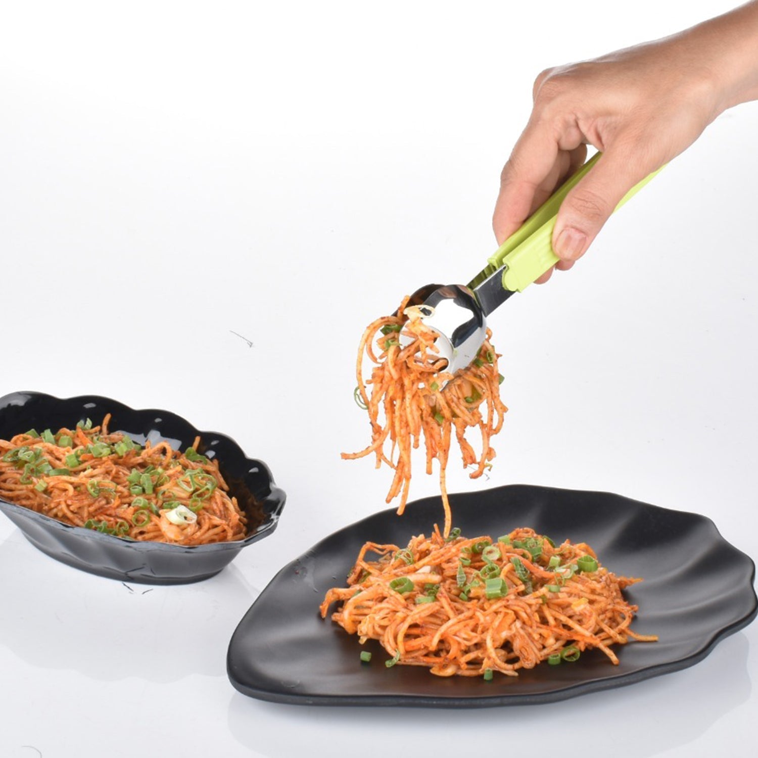 Multi P Salad Serve Tong used in all kinds of places household and kitchen purposes for holding and grabbing food stuffs and items etc. - Springkart 
