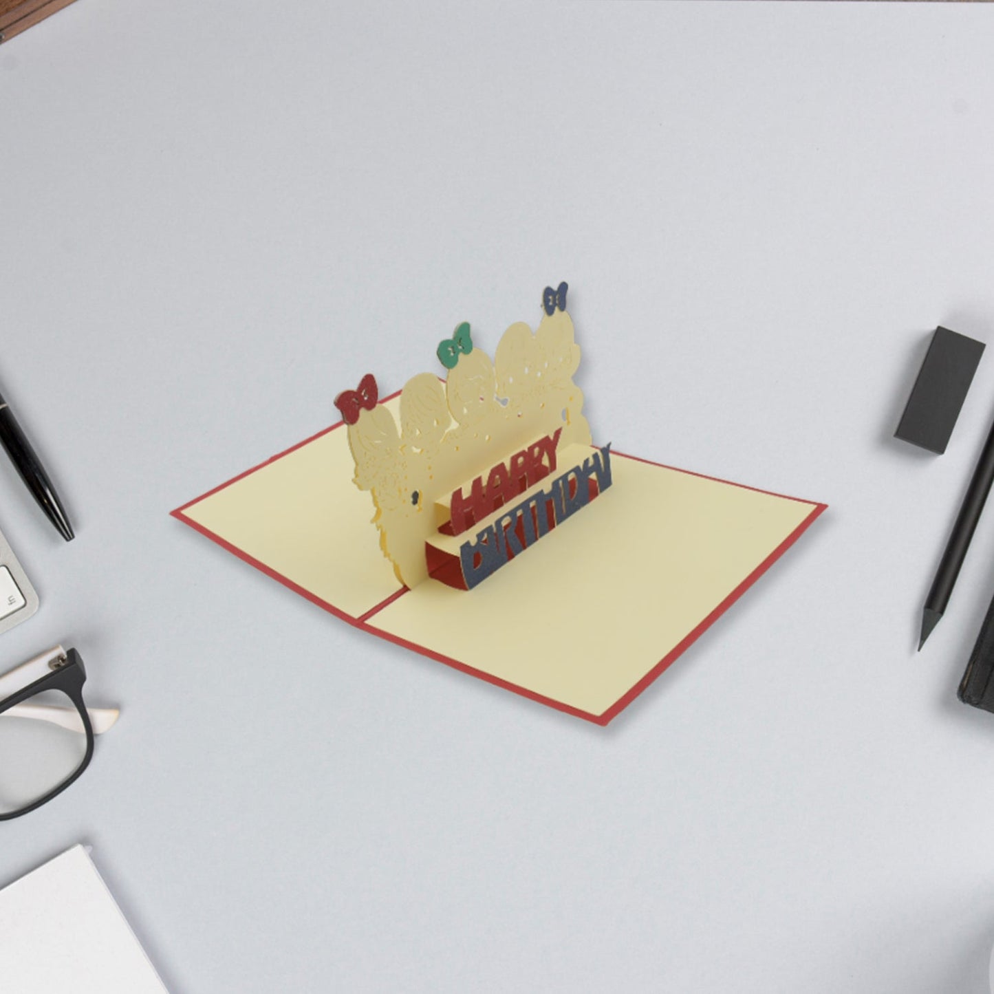 3D Pop-Up Greeting Card (1 Pc): Birthday - Springkart 