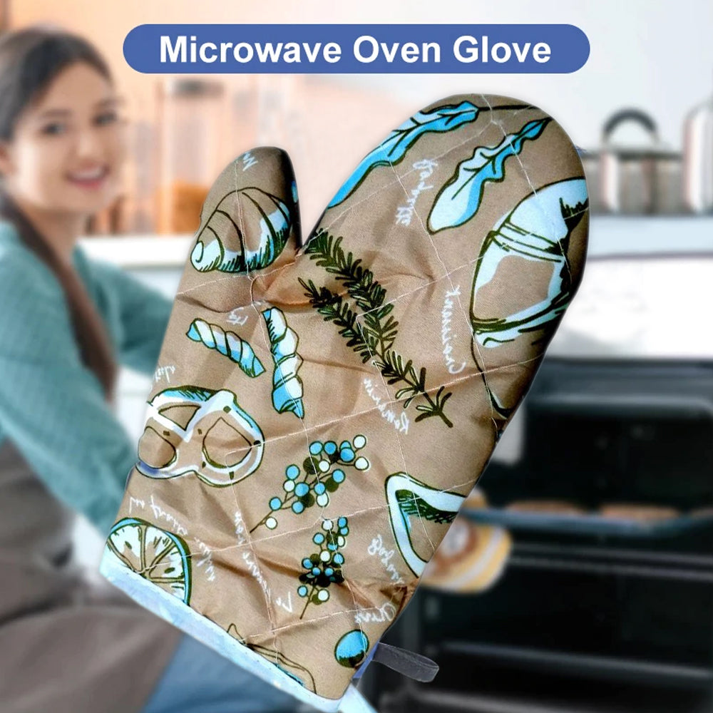 Heat Resistant Non-Slip Oven Mitts / Gloves (1pc) - Springkart 
