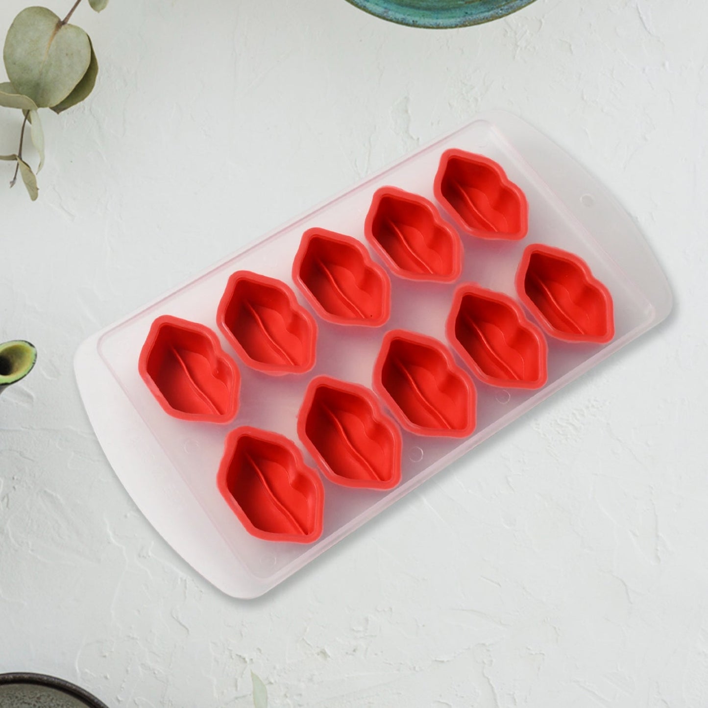 Silicone Mold Ice Cube Tray Creative Sweet Multi Type Ice Tray, Ice Cube Trays Multi Fruit Shape Ice Tray (1 Pc) - Springkart 