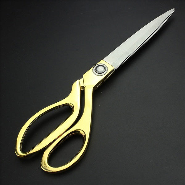 Gold Plated Professional Cloth Cutting Scissor - Springkart 