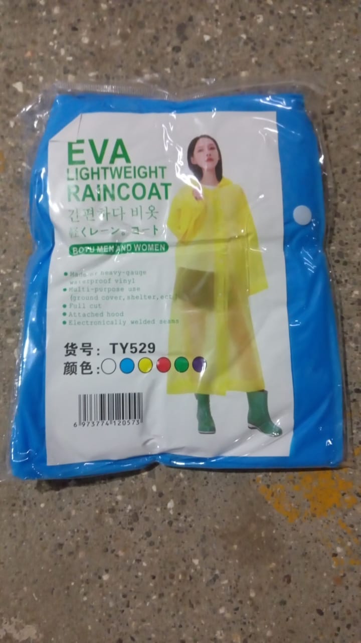 Eva Portable Rain Coat, Waterproof Raincoat (1pc) - Springkart 