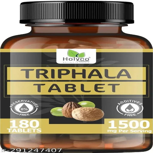 Improve Digestive Health, Fat Removal and Improve Detoxification Triphala Tablet - 180 tablets