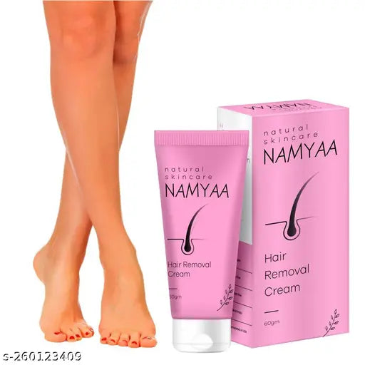 Namyaa Hair Removal Cream for Intimate Skin women 60gm with After Wax Soothing Serum with Vitamin C 15gm,  pack of 2,For Bikini, Underarms, Legs & Arms Hair Removal |For Men & Women |Ultra Soft & Smooth Skin|Removes Hair in just 5Minutes