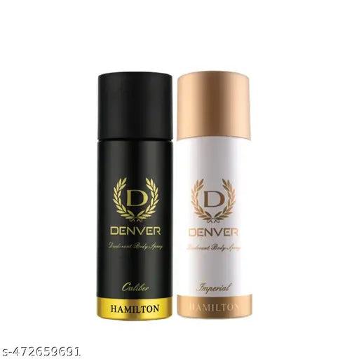 DENVER Caliber and Imperial Nano Travel Size Pack Deo Perfume Body Spray - For Men  (50ml X 2 )