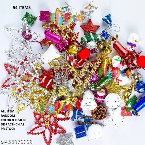 Christmas Tree Decoration Items 54Pcs