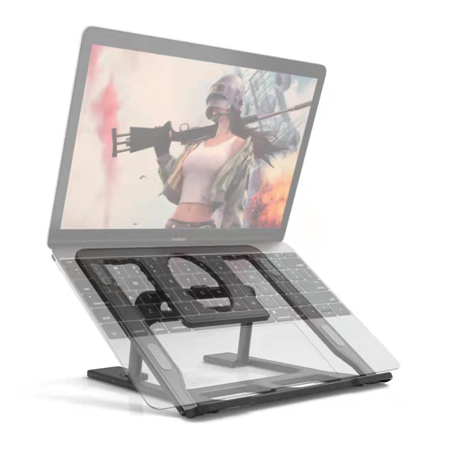 Foldable & Adjustable Portable Laptop Stand for laptops - Springkart 