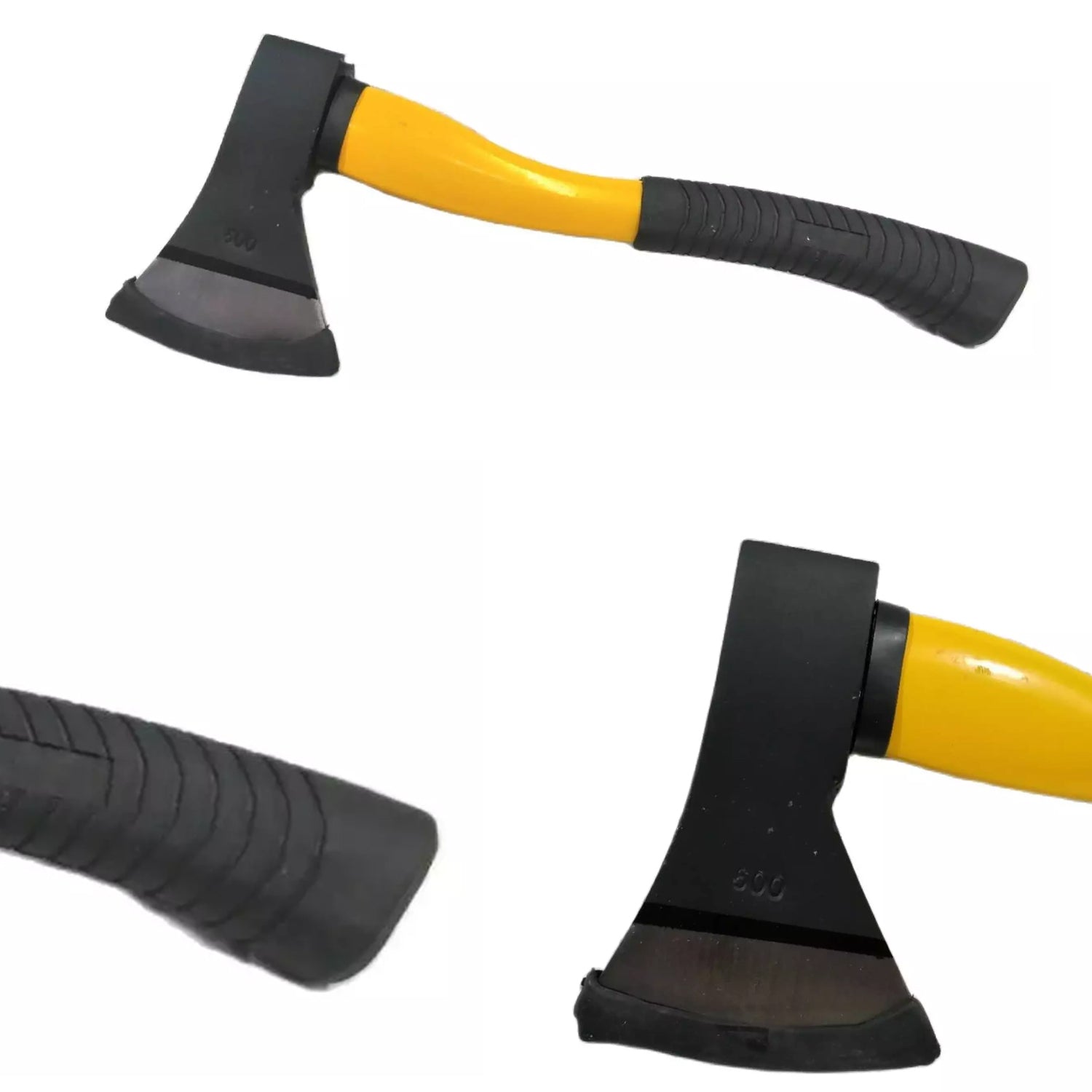 Fiberglas's Body Rubberised Handle Wood Cutting Axe - Springkart 
