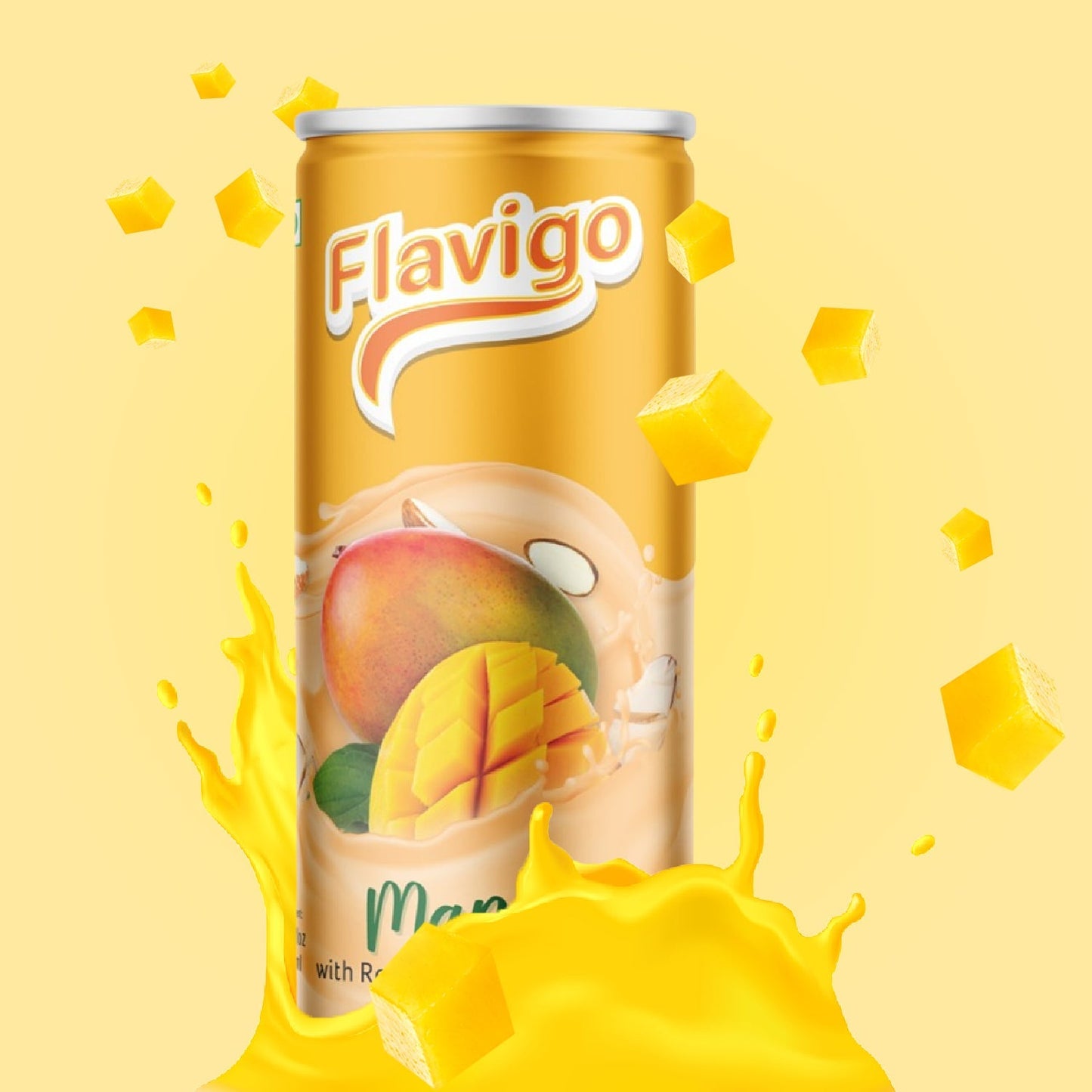 Flavigo Mango Ice Cream Milkshake (200Ml) | Ice cream shakes - Springkart 