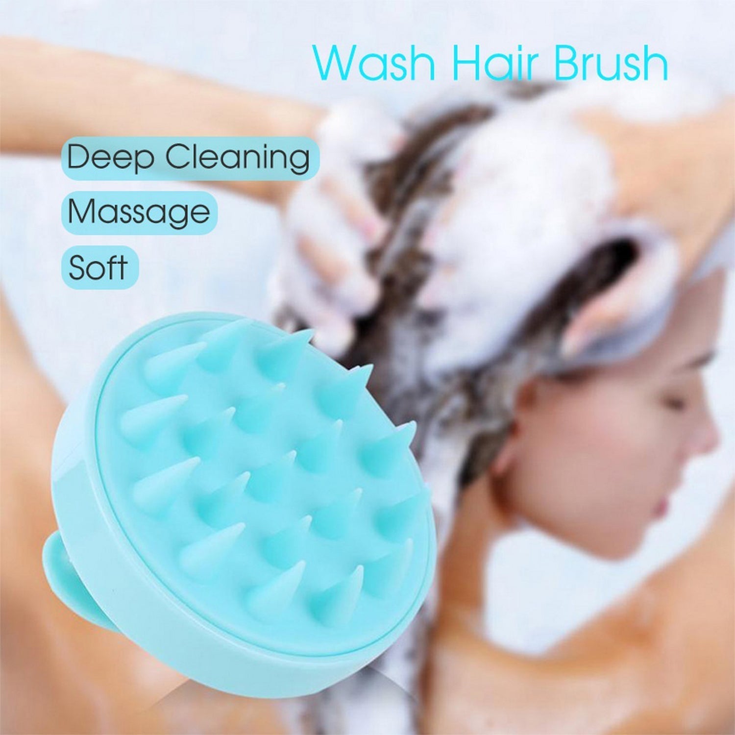 Hair Scalp Adjustable Massager Shampoo Brush,Scalp Shampoo Brush - Springkart 