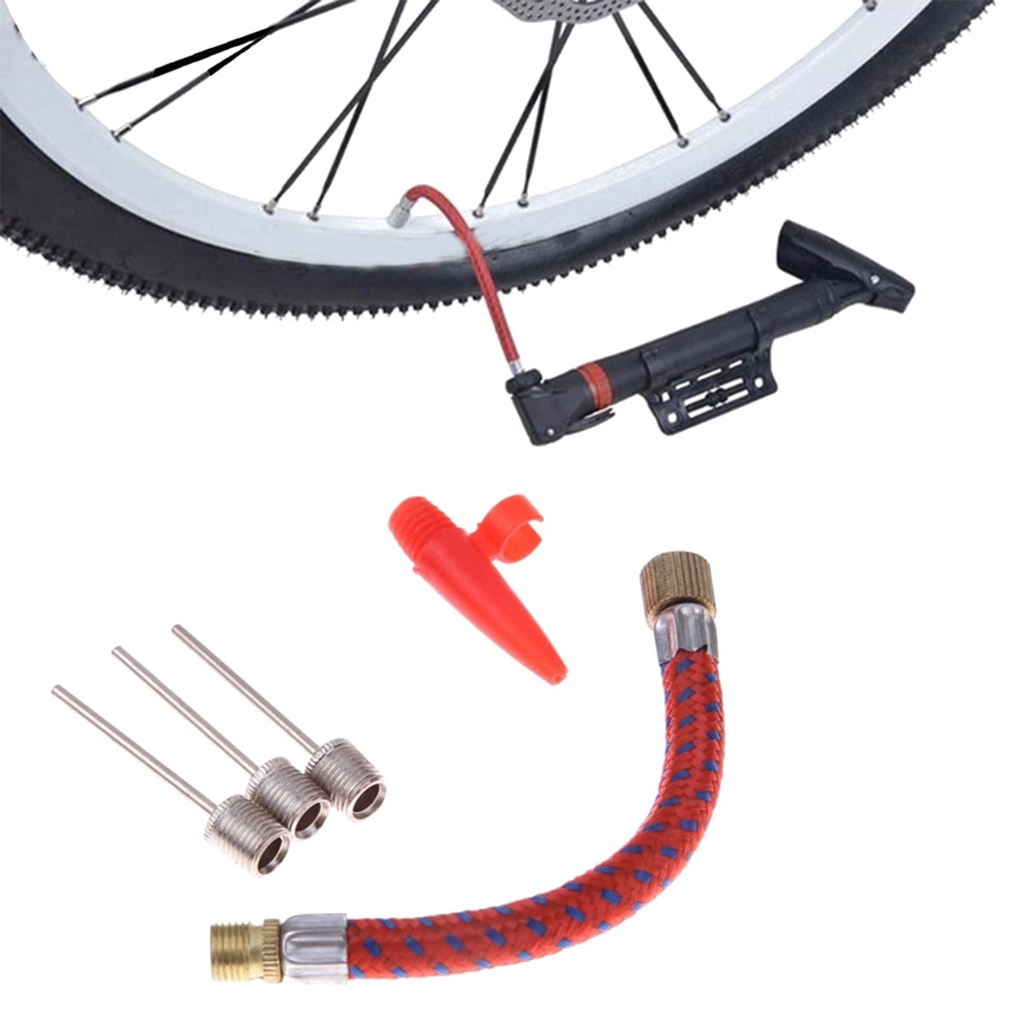 Inflating Needle Pin Nozzle Basketball / Football Ball Air Pump - Springkart 