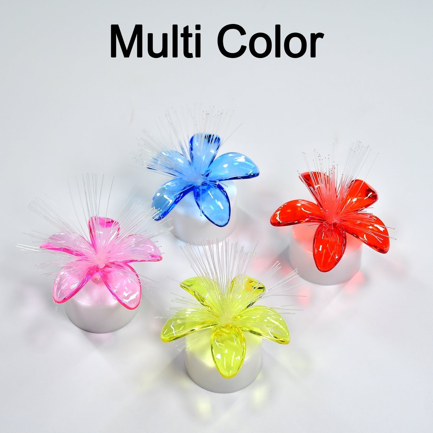 Fiber Optic Light, Mini Color Change LED Table Centerpieces, Light Up Candle - Pack of 12 - Springkart 