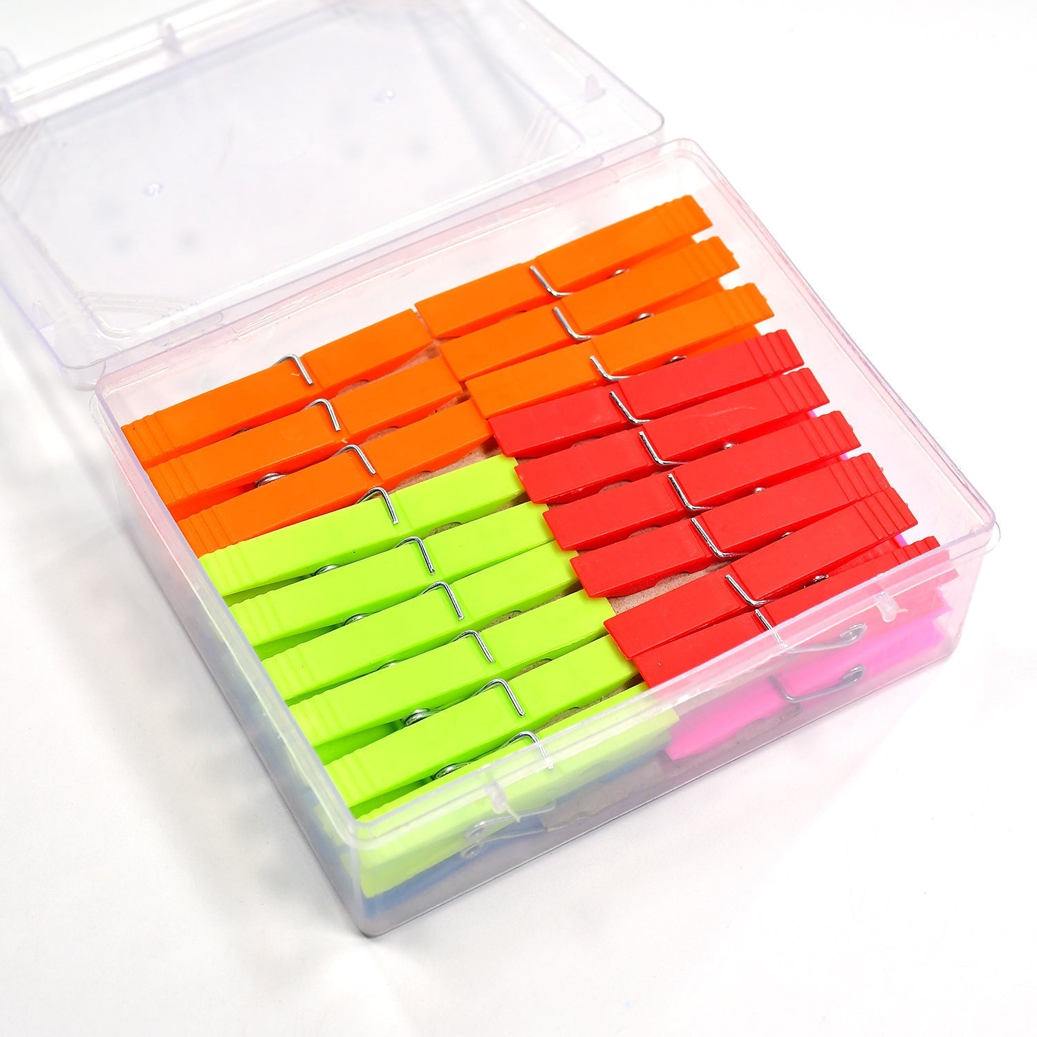 36PC MULTI PURPOSE PLASTIC CLOTHES CLIPS FOR CLOTH WITH BOX DRYING CLIPS - Springkart 