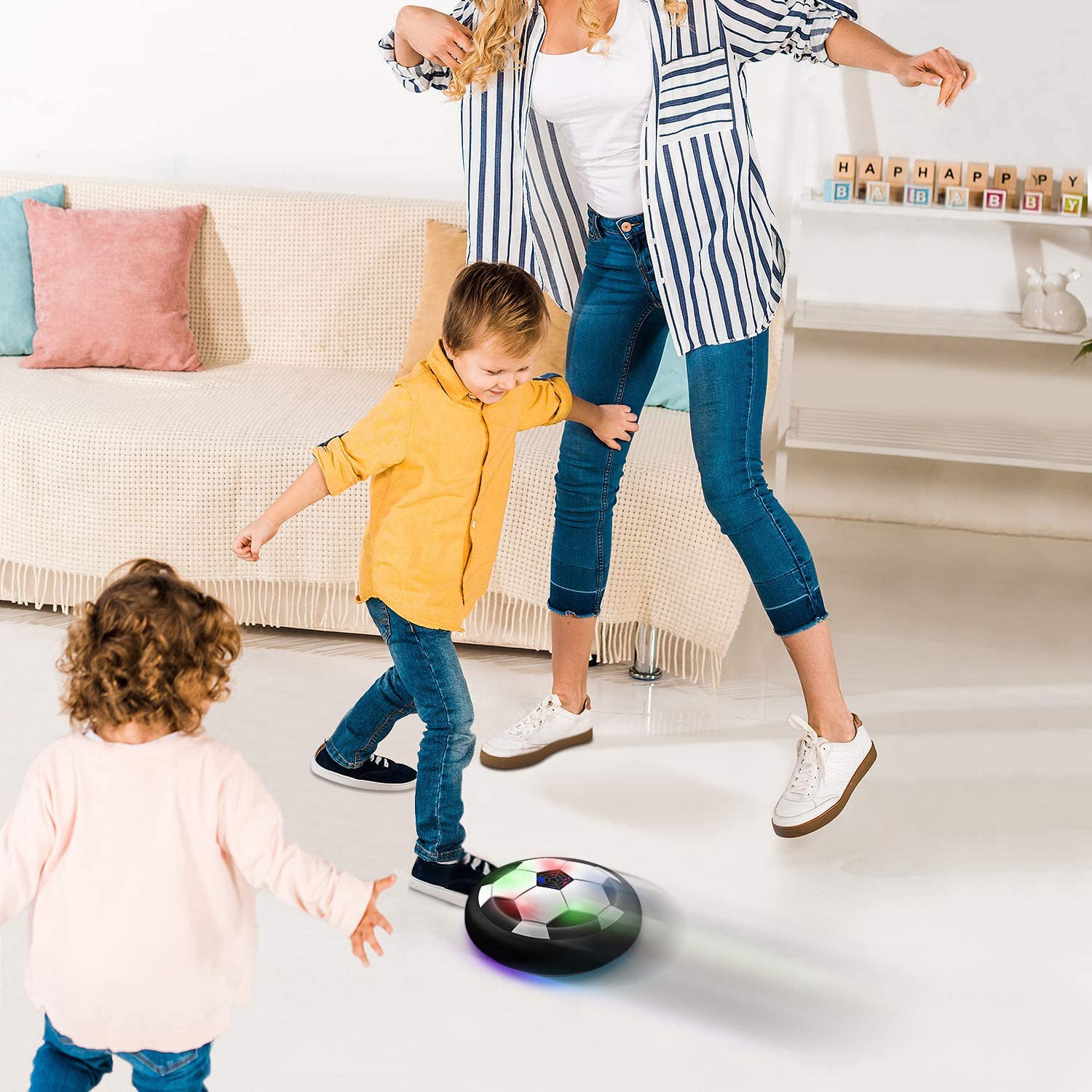 Amazing Hover LED Ball used in all households and playing purposes for kids and children’s etc. - Springkart 