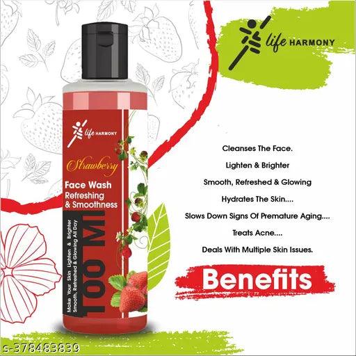 Strawberry Face Wash with Strawberry Extracts Payment:-Pre-Paid