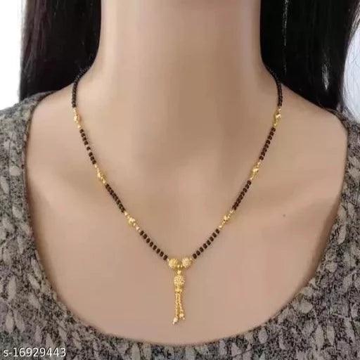 18 INCH Short mangalsutra Necklace for women - Springkart 