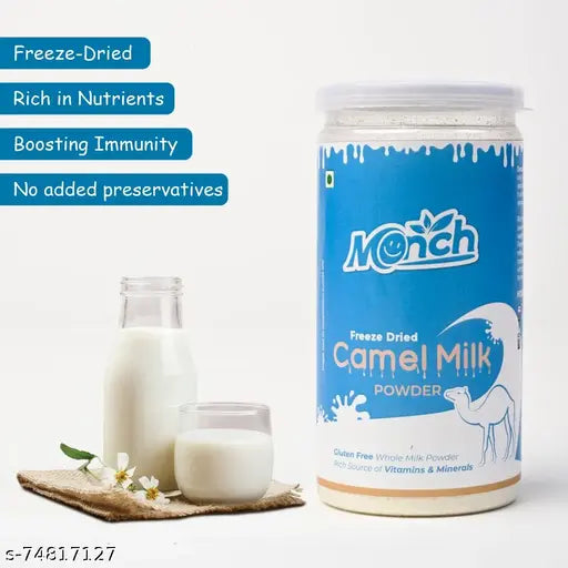 Monch Pure And Freeze Dried Camel - Low Fat Camel For Height Growth - Boosts Immunity And Easy to Digest Milk Powder