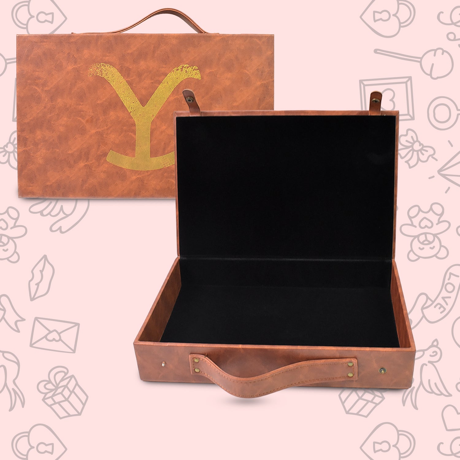 Multi Purpose Use Carrying Leather Case Briefcase (3020 Cm 1 Pc B Grade) - Springkart 
