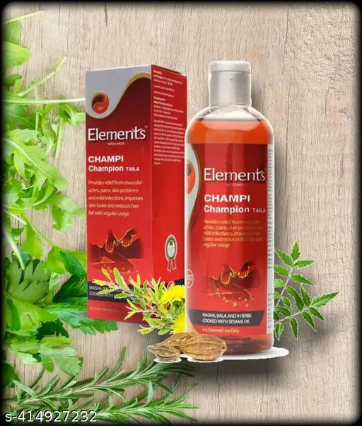 Elements Wellness Champi Champion Taila, 200 Ml