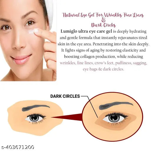 Bye Bye Dark Circles Eye Cream| Wrinkles Removal Cream For Women and Men (50gm) Pack of 1 - Springkart 