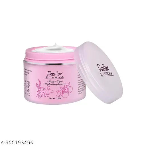 Dazller Eterna Classic care Hydrating Cream, 100g - Deep nourishment with Vitamin B5 & Vitamin E, Penetrates deep, Absorbs Quick, Intense hydration with Jojoba oil and Kokum butter