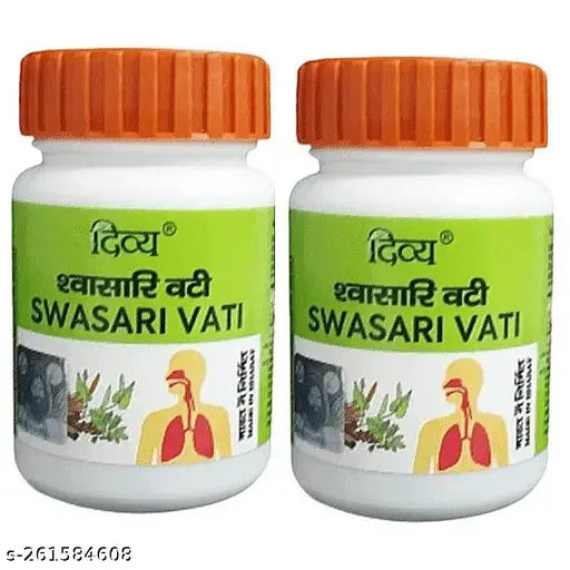 Patanjali Divya Swasari Vati 80 Pack Of 2 (80)