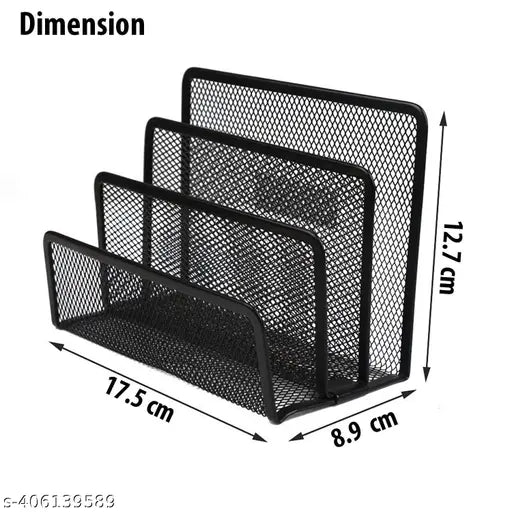 File Rack Paper Magazine Holder Home Office Desk Book Sorter Storage Hanger Tidy Display Bin Desktop Shelf File Dividers Cabinet Document Tray Organizer
