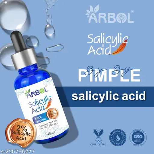Salicylic Acid FACE serum Professional Anti-Aging & Wrinkle Reducer (40 ml) pack of 02