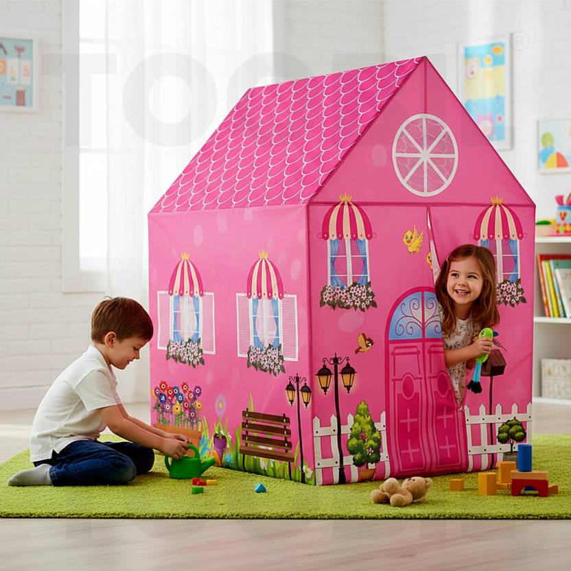 TOOBIL High-Quality Doll House Tent For Kids  (Pink)