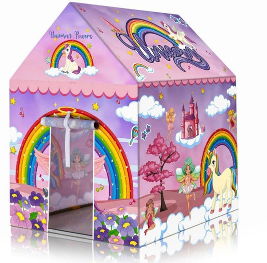 cantus Kids house unicorn tent house for 10 years boys and girls(Big Size)  (Multicolor)