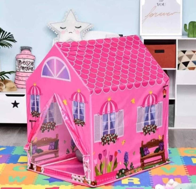 Toyskart Doll House kids play tent house toys for kids(Big Size)  (Pink)